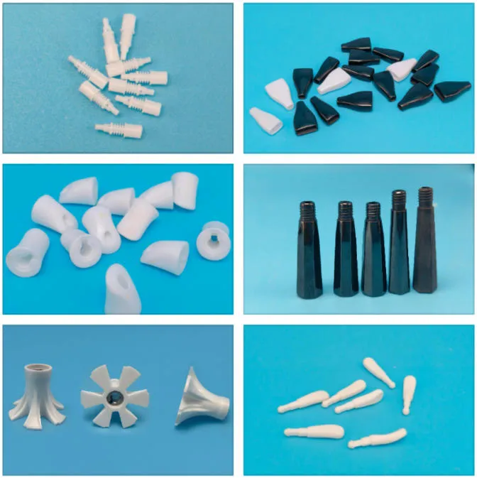 Ceramic injection molded parts manufactured by Hunan Guoci